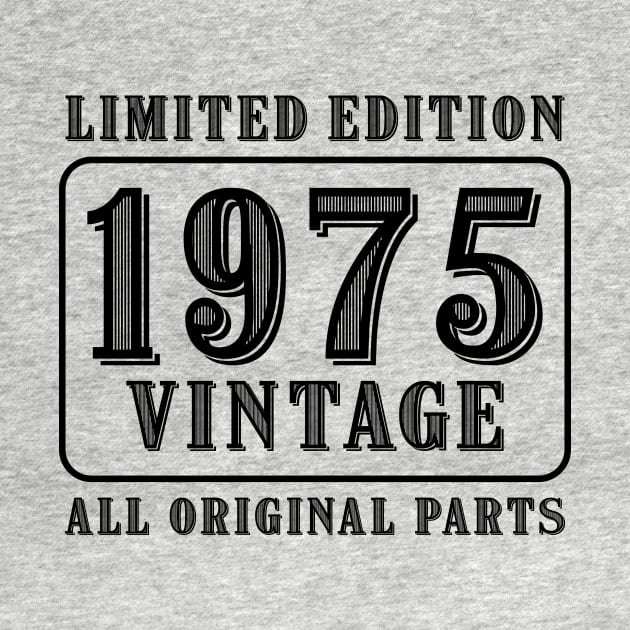 All original parts vintage 1975 limited edition birthday by colorsplash